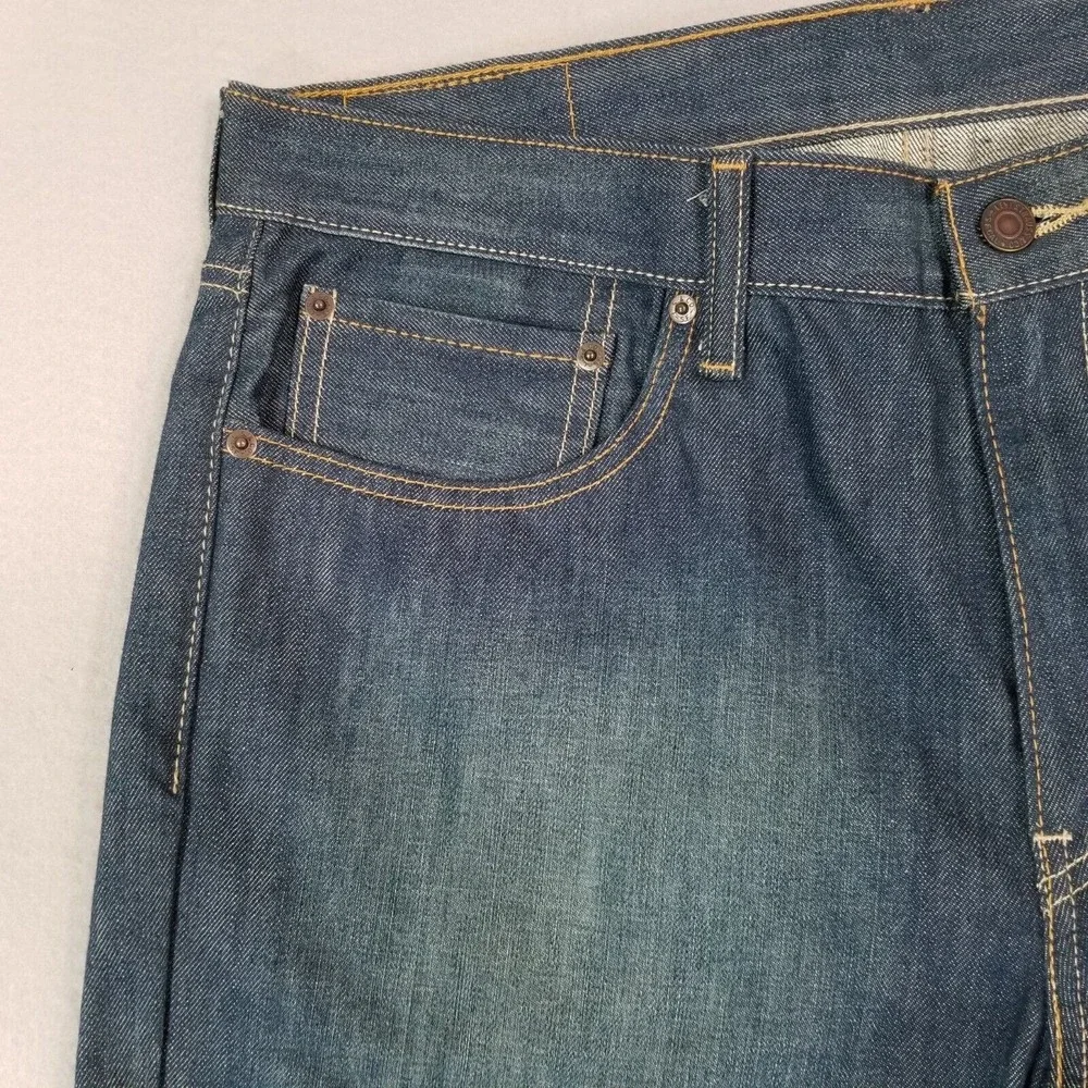 Levi's 511 jeans men's 36x32 slim straight blue denim pants